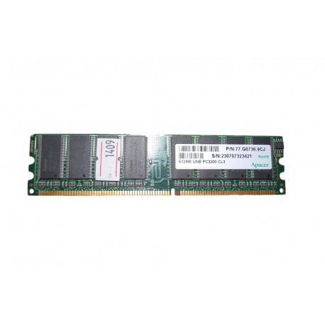 Apacer 512MB DDR PC3200 CL3