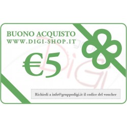 Certificado de regalo de 5 euros
