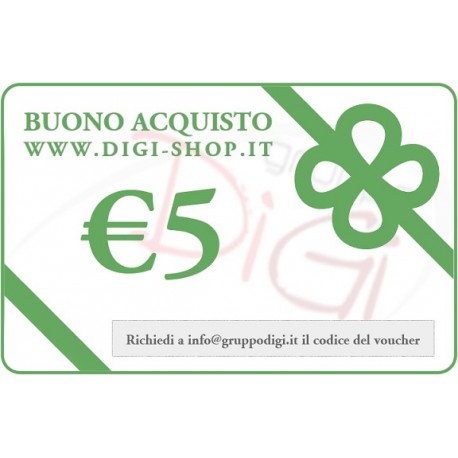 Certificat de cadou de 5 Euro