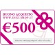 De vale de regalo de 500 euros