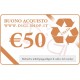 De voucher de oferta de 50 euros (para a compra de bens usados)