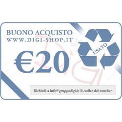 De bono de regalo de 20 euros (para la compra de bienes usados)