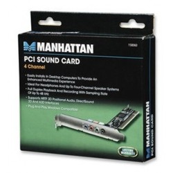 Manhattan PCI hangok kártya 4Channel