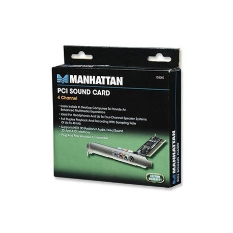 SOUN Manhattan PCI tarjeta de 4 canales