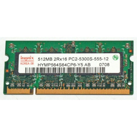 512 MB DDR2 PC2-5300S-555 LF 1RX8