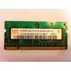 512 MB PC2-5300 1RX16-555-12 HYNIX