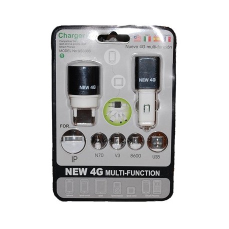 Función Multi cargador Kit USB333 nuevo 4 g